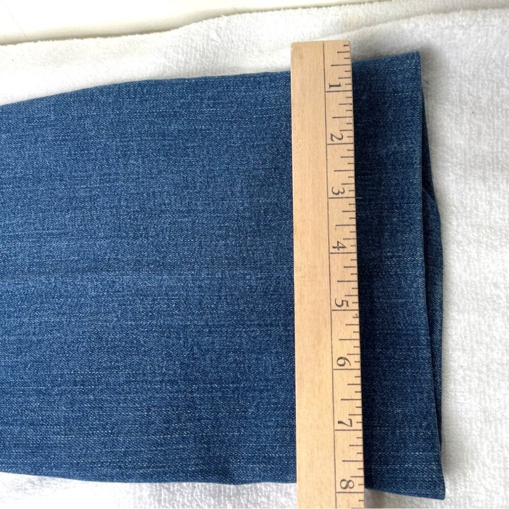 GAP 1969  Size 27R Blue Cotton Blend CURVY Stretch Selvedge Jeans 84b - Picture 7 of 11